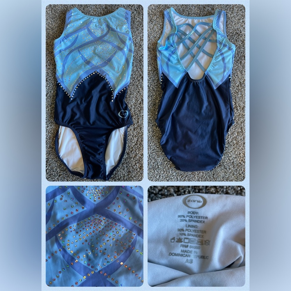 River Rush Sequins Comfy Ozone Like New AS